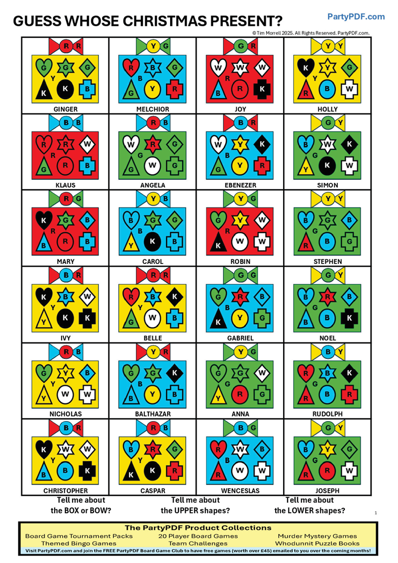 Guess Whose Christmas Present?