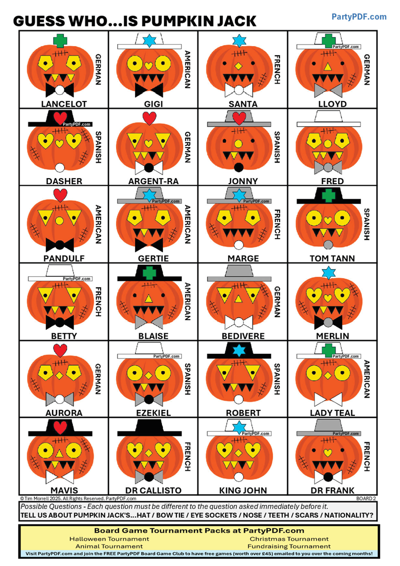 Guess Who is Pumpkin Jack?