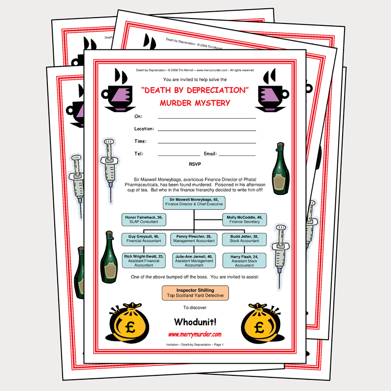 Death by Depreciation - 11 to 16 players