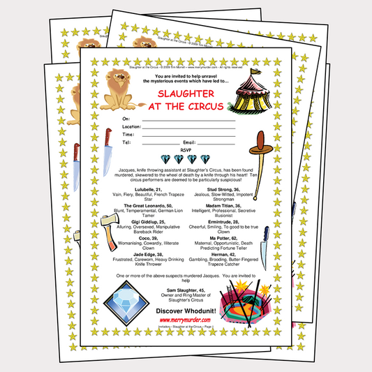 Slaughter at the Circus - 13 to 18 players