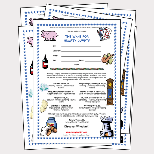 The Wake for Humpty Dumpty - 12 to 16 players