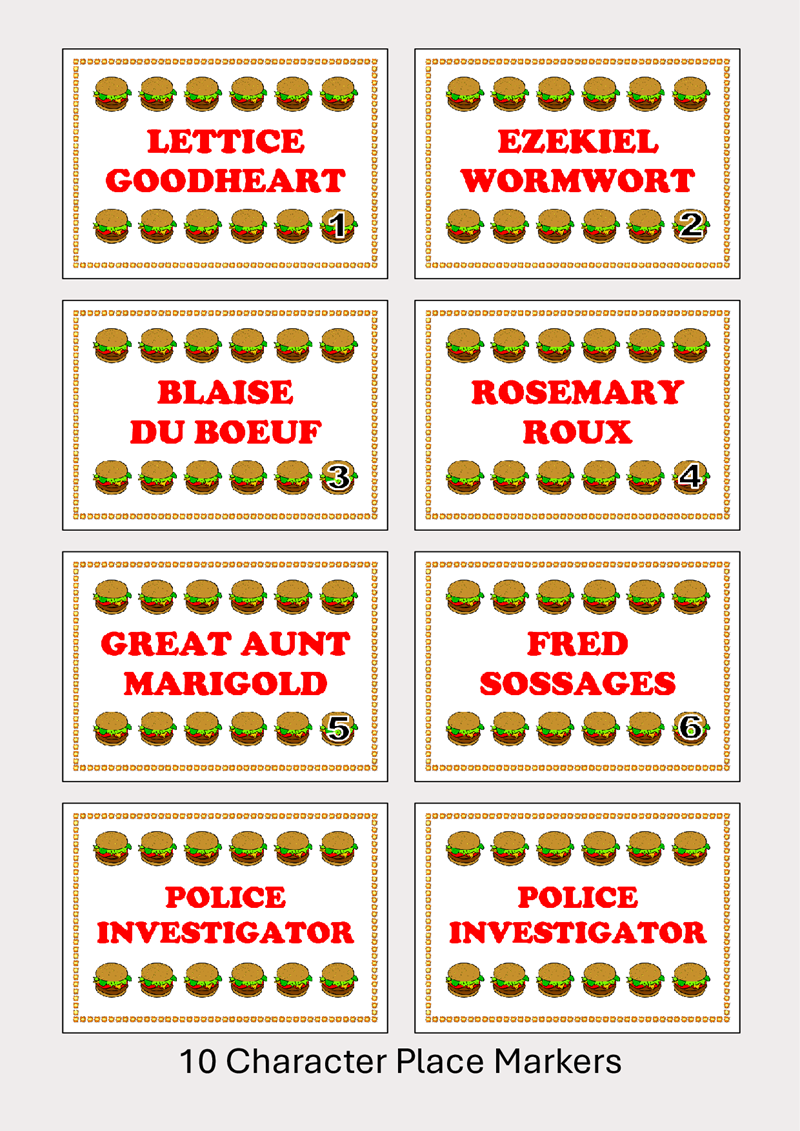 Murder in an Hour at the BBQ - 3 to 10 players