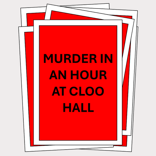 Murder in an Hour at Cloo Hall - 3 to 10 players