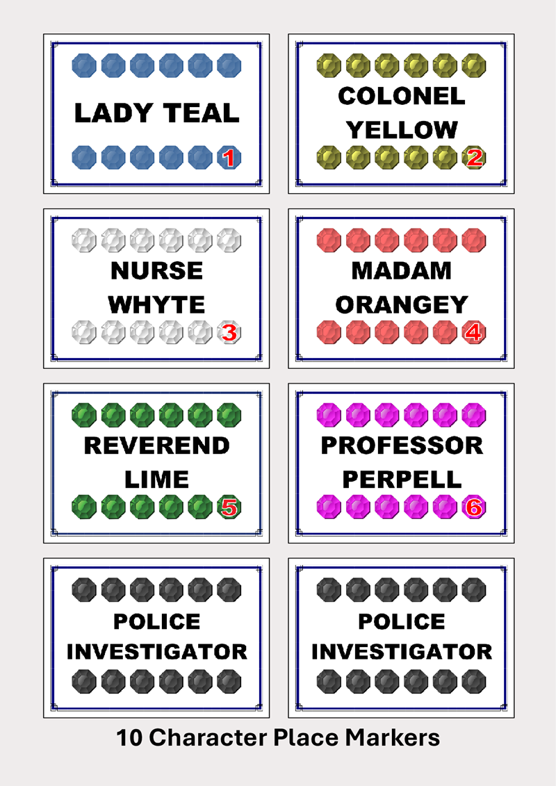 Murder in an Hour at Cloo Hall - 3 to 10 players