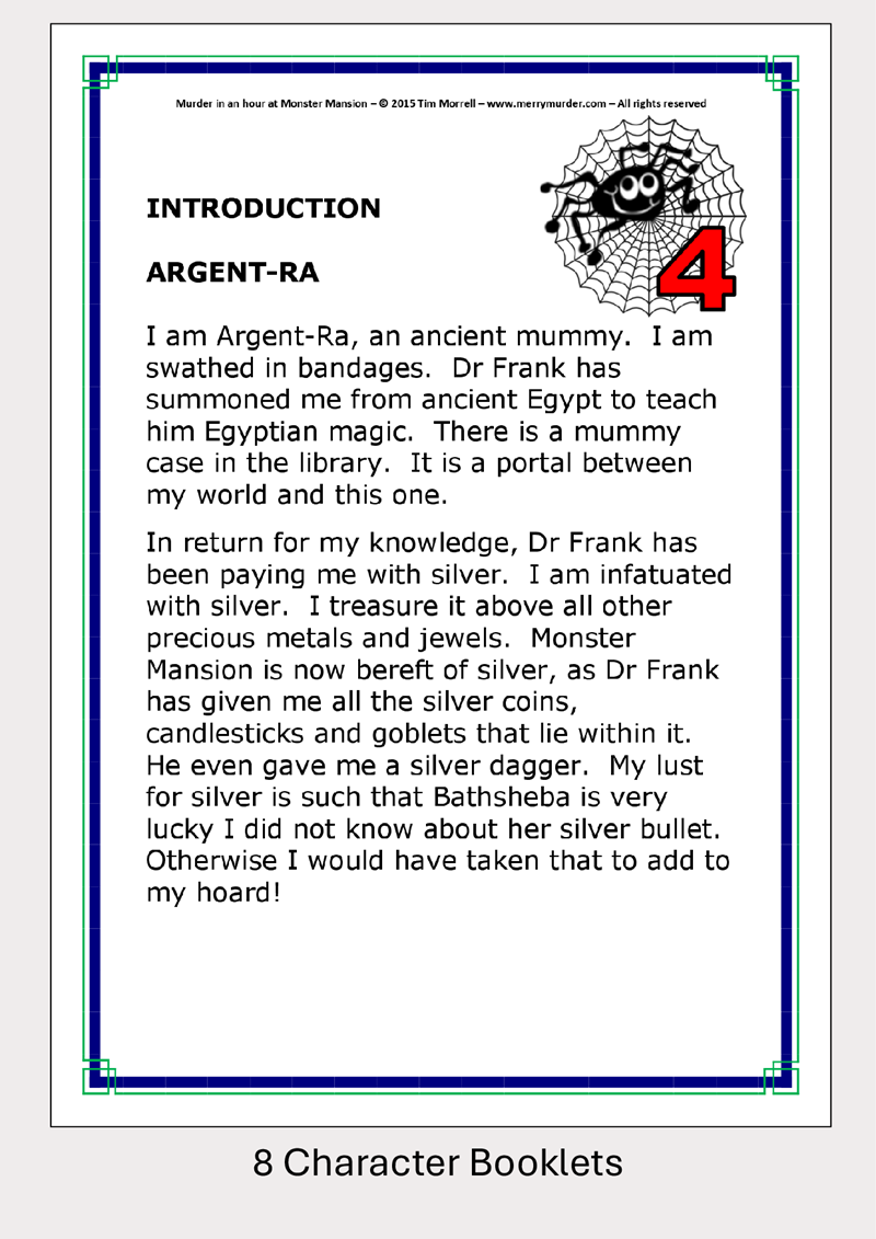 Murder in an Hour at Monster Mansion - 4 to 12 players