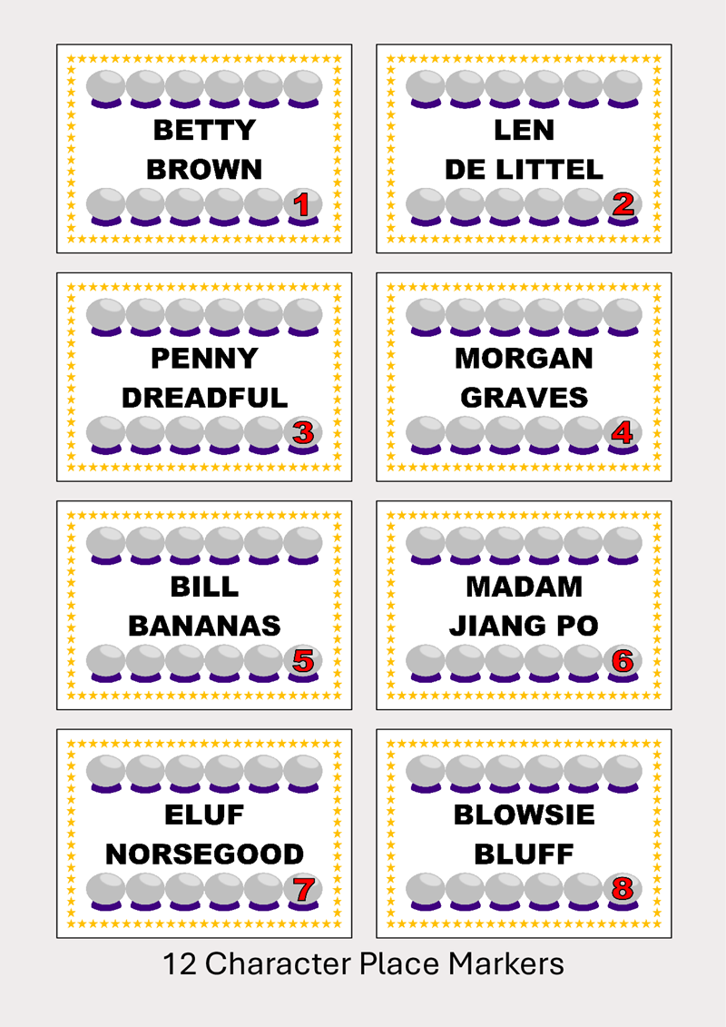 Murder in an Hour at the Psychic Coffee Morning - 4 to 12 players