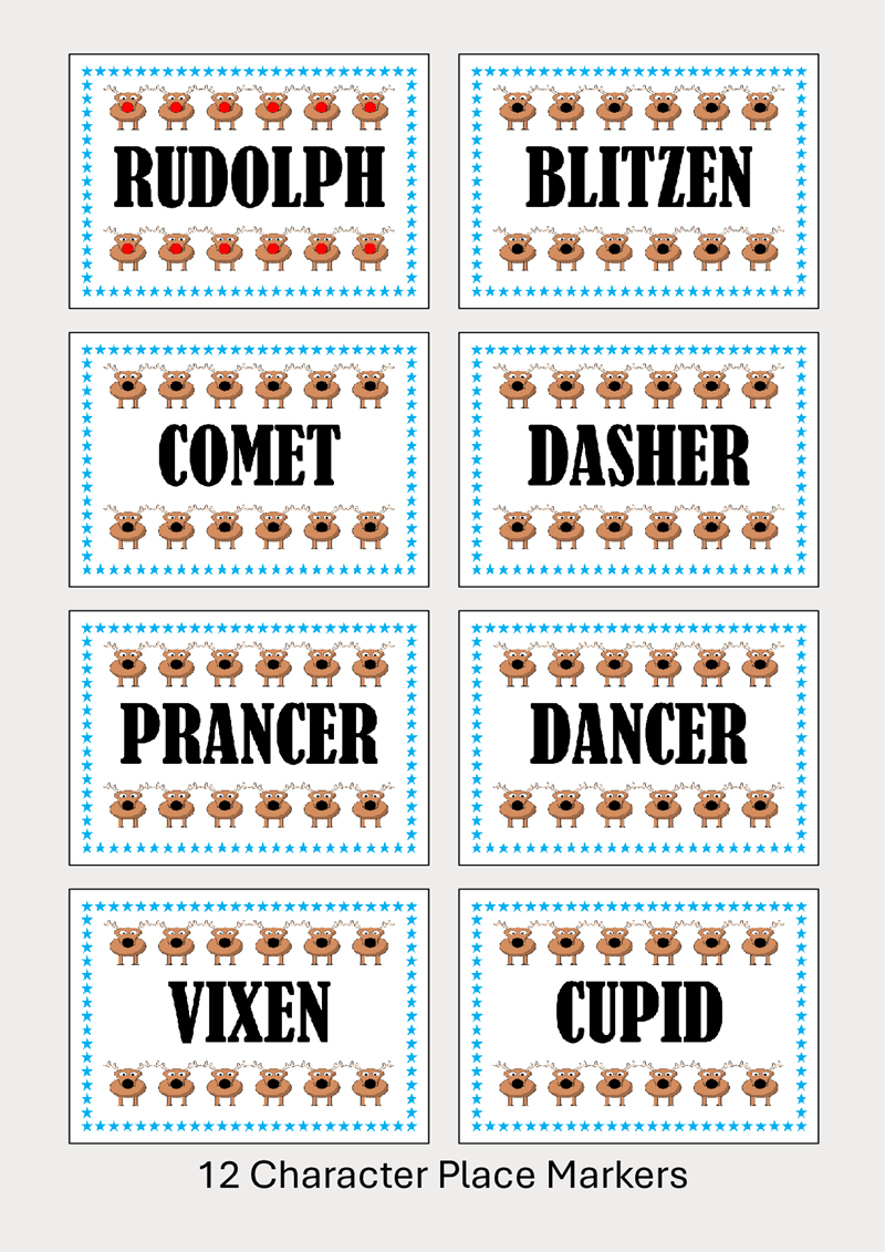 Murder in an Hour with Santa's Reindeer - 4 to 12 players