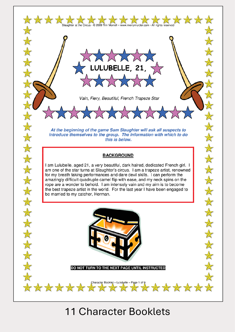 Slaughter at the Circus - 13 to 18 players