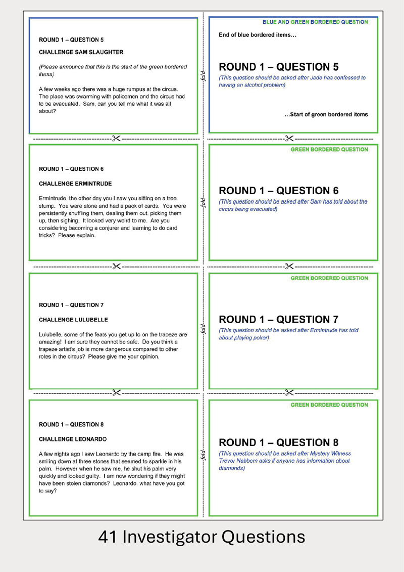 Slaughter at the Circus - 13 to 18 players