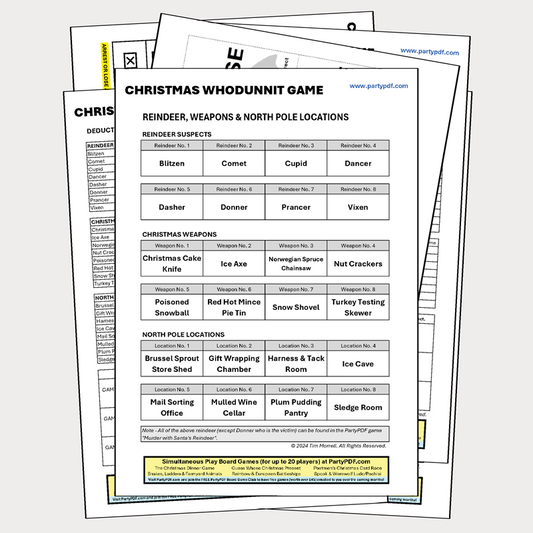 The Christmas Whodunnit Game - Team Challenge