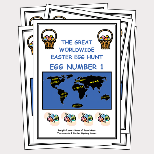 The Great Worldwide Easter Egg Hunt Puzzle Book No. 1.