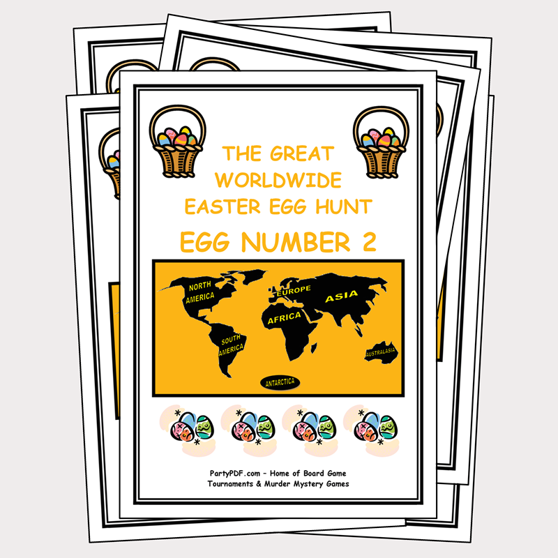 The Great Worldwide Easter Egg Hunt Puzzle Book No. 2.