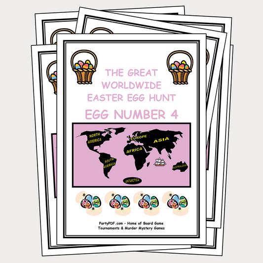 The Great Worldwide Easter Egg Hunt Puzzle Book No. 4.