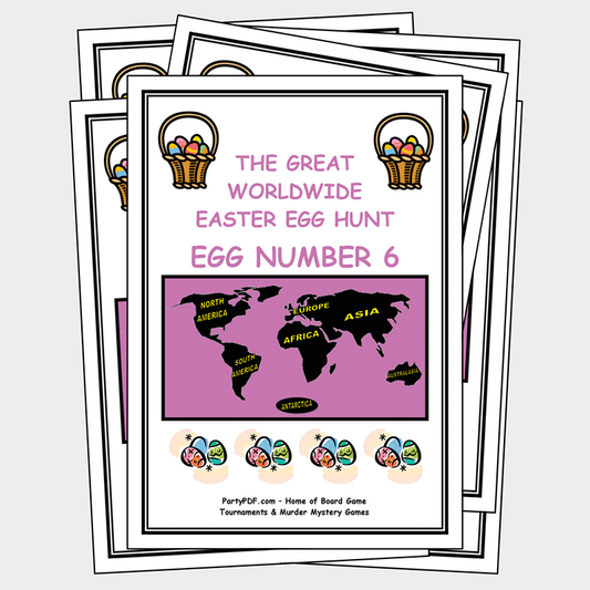 The Great Worldwide Easter Egg Hunt Puzzle Book No. 6